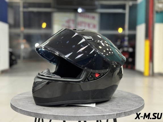 Шлем интеграл HETOSHI  XD1-91 цв. Черный глянцевый  р. XXL