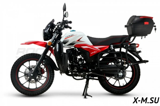 Мотоцикл дорожный ROCKOT QUEST 150 (белый/красный глянцевый, ЭПТС)