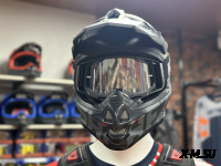 Шлем кроссовый HETOSHI OF836 EXOSS CROSS PRO MX289 цв.Черный Матовый р.S