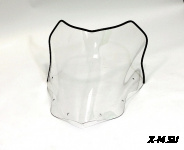 Стекло ветровое для снегохода YAMAHA FX Nytro (высота 35см, толщина 2мм, ПЭТг)