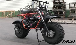 МОТОЦИКЛ СКАУТ-7 БОЦМАН 2, КОЛЕСА GIANT (ФАРА, ЭЛ.СТ. ПЕРЕД И ЗАД ПОДВ., 8,0 Л.С.,РУЧ. СТАРТ. АКЦИЯ